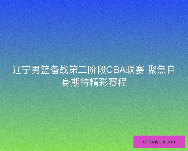 辽宁男篮备战第二阶段CBA联赛 聚焦自身期待精彩赛程 辽宁男篮备战第二阶段CBA联赛 聚焦自身期待精彩赛程